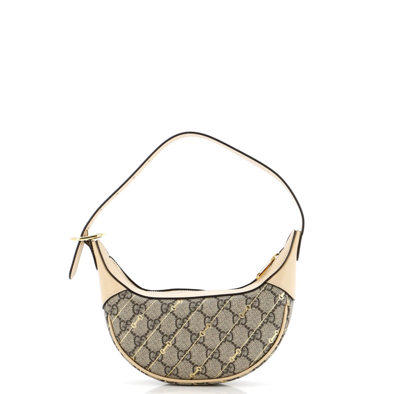Gucci Ophidia Zip Hobo Print Gg Coated