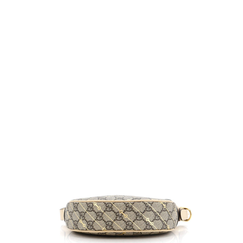 Gucci Ophidia Zip Hobo Print Gg Coated