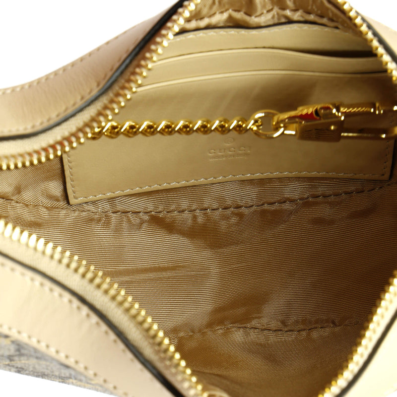 Gucci Ophidia Zip Hobo Print Gg Coated