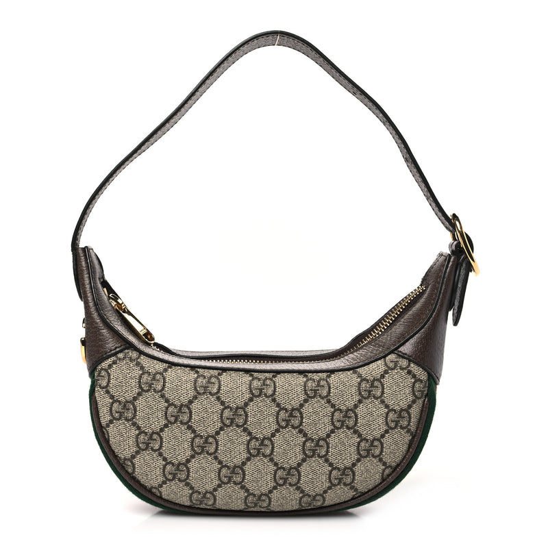 Gucci Gg Supreme Textured Calfskin Web