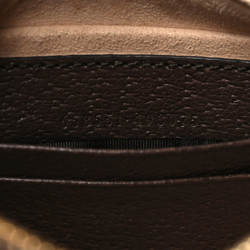 Gucci Gg Supreme Textured Calfskin Web