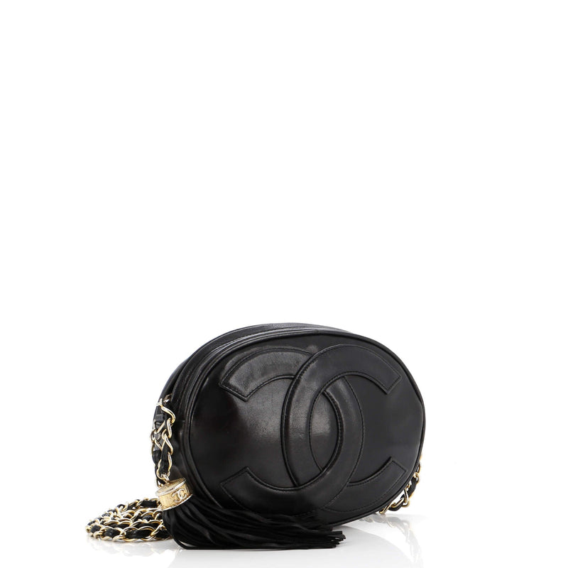 Chanel Vintage Cc Tassel Camera Bag