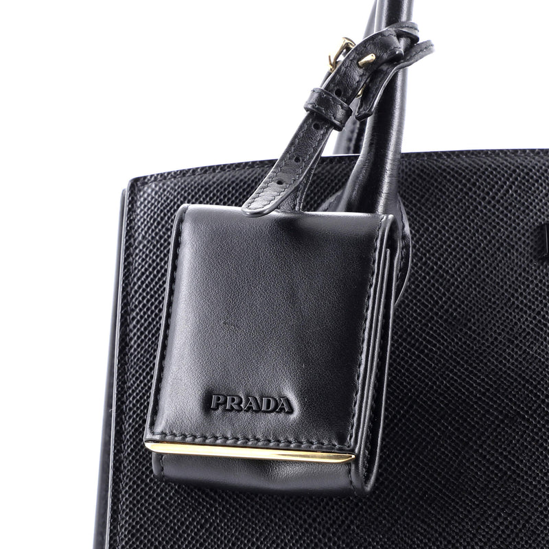 Prada Monochrome Tote Saffiano With City