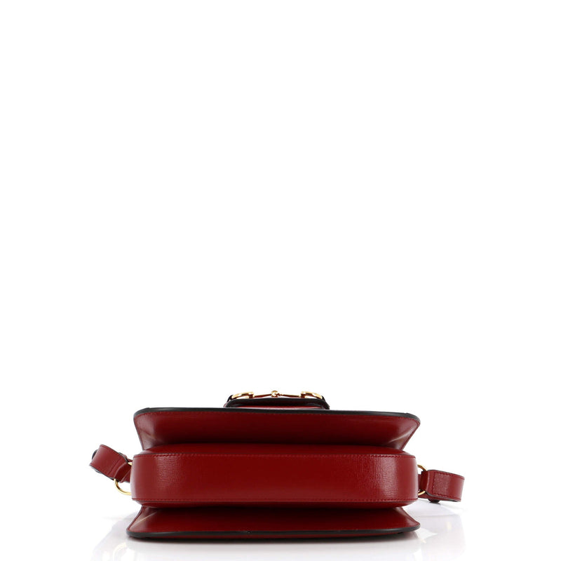 Gucci Horsebit Shoulder Bag Gg Coated