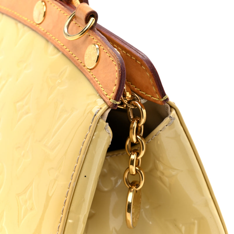 Louis Vuitton Vernis Brea Mm Blanc