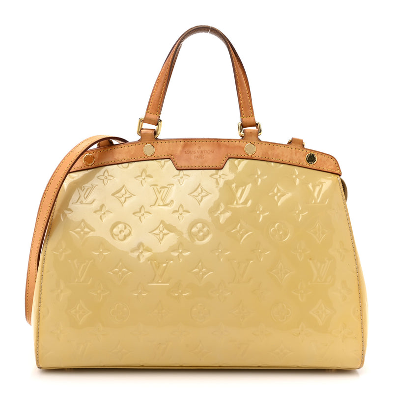 Louis Vuitton Vernis Brea Mm Blanc