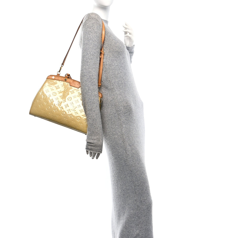 Louis Vuitton Vernis Brea Mm Blanc