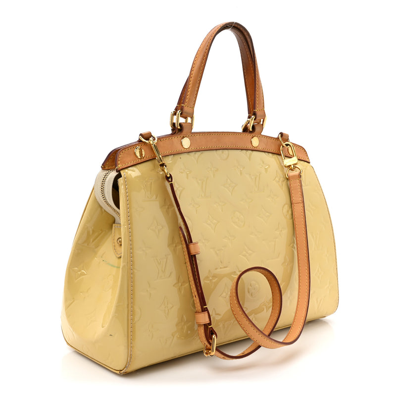 Louis Vuitton Vernis Brea Mm Blanc