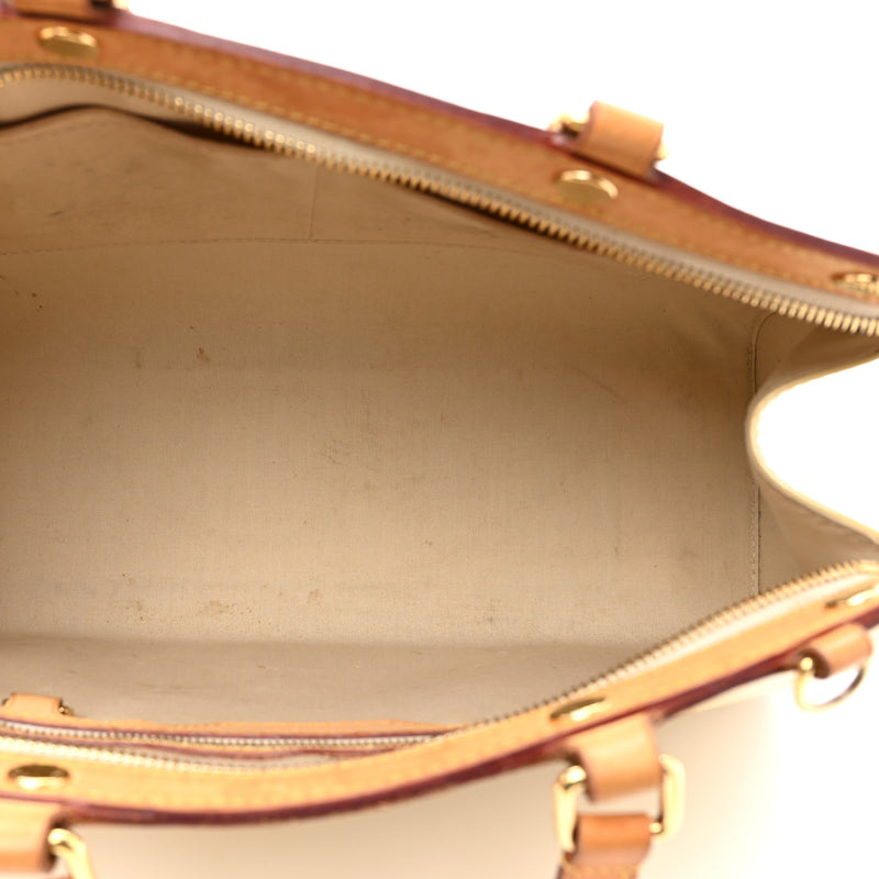 Louis Vuitton Vernis Brea Mm Blanc