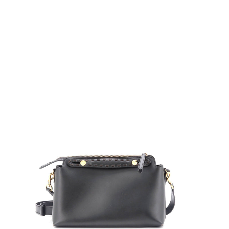 Fendi Logo By The Way Satchel Leather