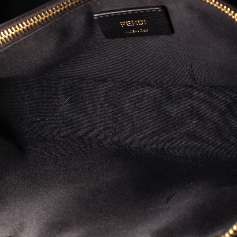 Fendi Logo By The Way Satchel Leather