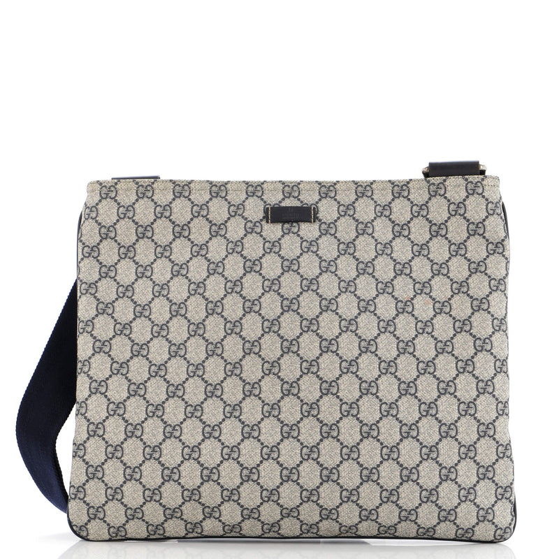 Gucci Zip Top Messenger Bag Gg Coated