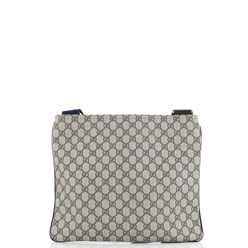 Gucci Zip Top Messenger Bag Gg Coated