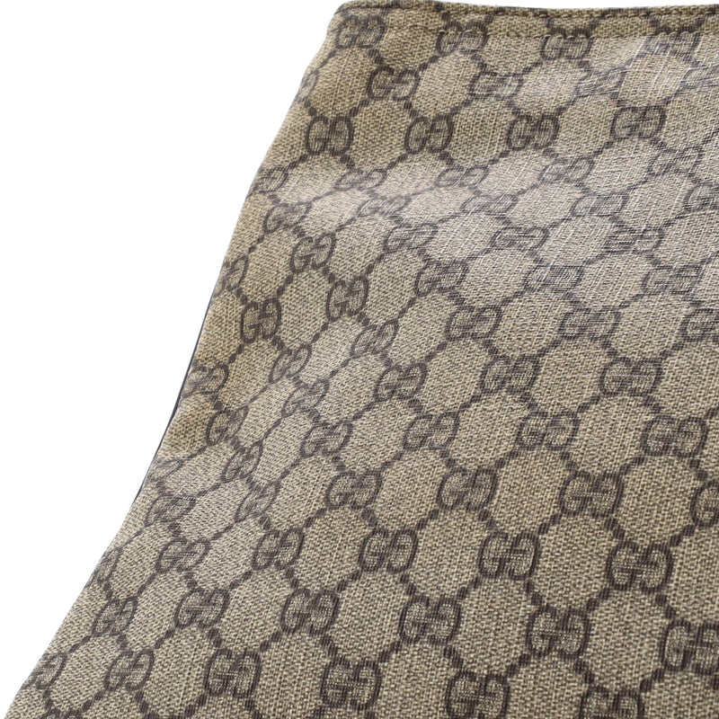 Gucci Front Zip Flat Messenger Bag Gg