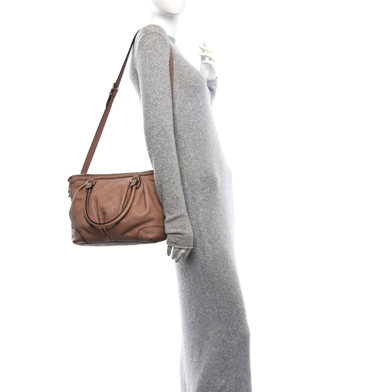 Gucci Guccissima Medium Sukey Top Handle
