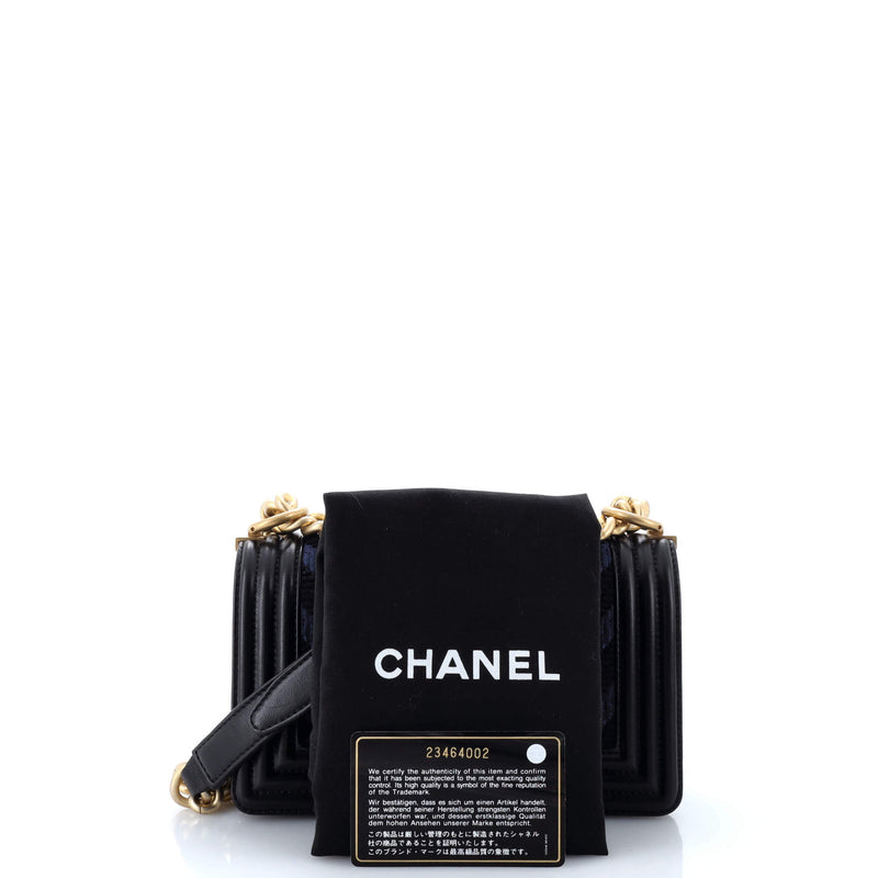 Chanel Boy Flap Bag Braided Chevron
