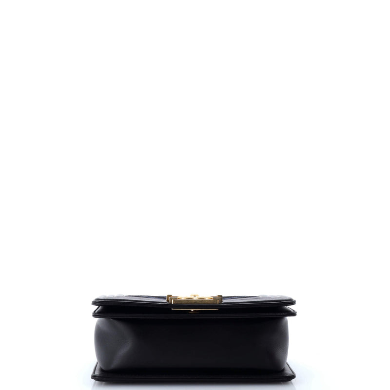 Chanel Boy Flap Bag Braided Chevron