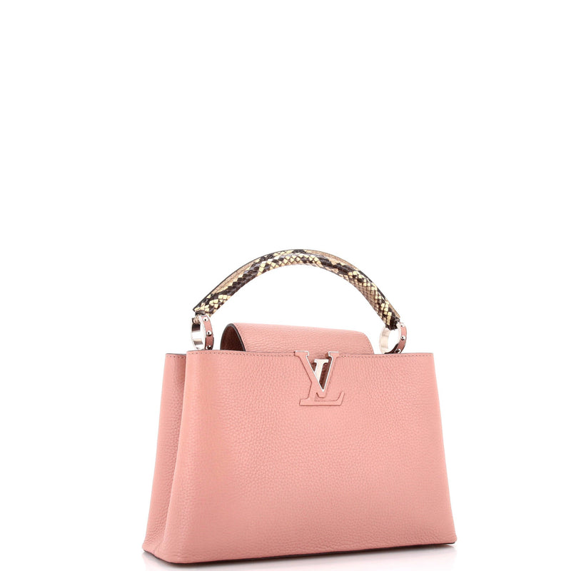 Louis Vuitton Capucines Bag Leather With
