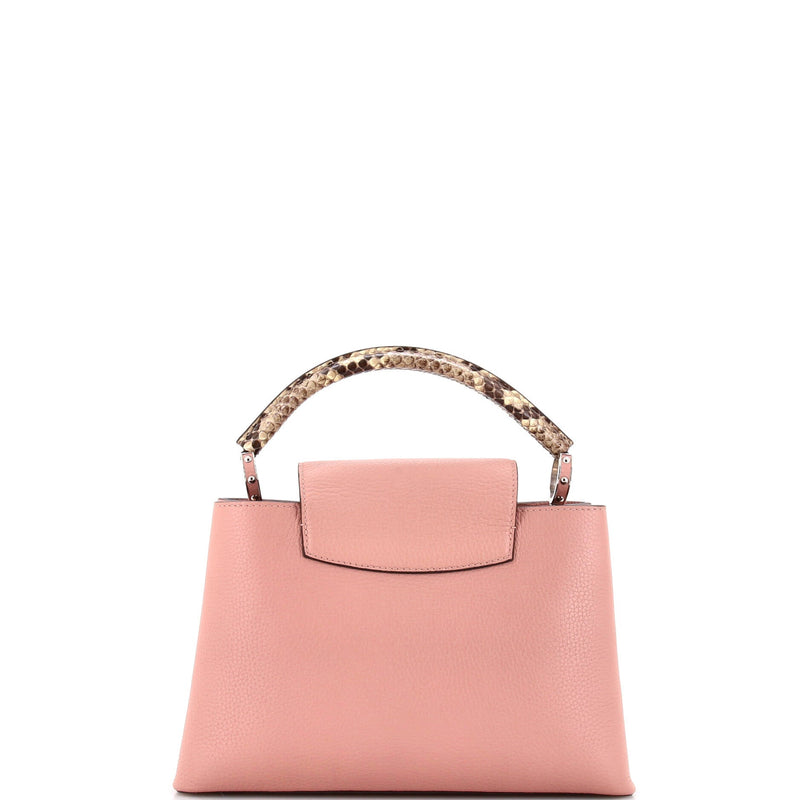 Louis Vuitton Capucines Bag Leather With
