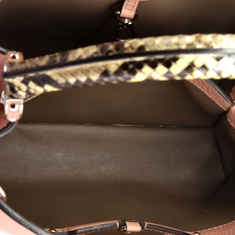 Louis Vuitton Capucines Bag Leather With
