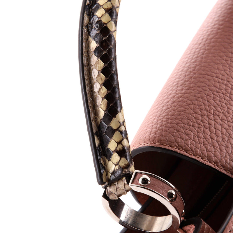 Louis Vuitton Capucines Bag Leather With
