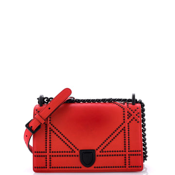 Christian Dior Diorama Flap Bag Studded