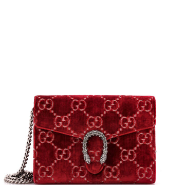 Gucci Dionysus Chain Wallet Gg Velvet