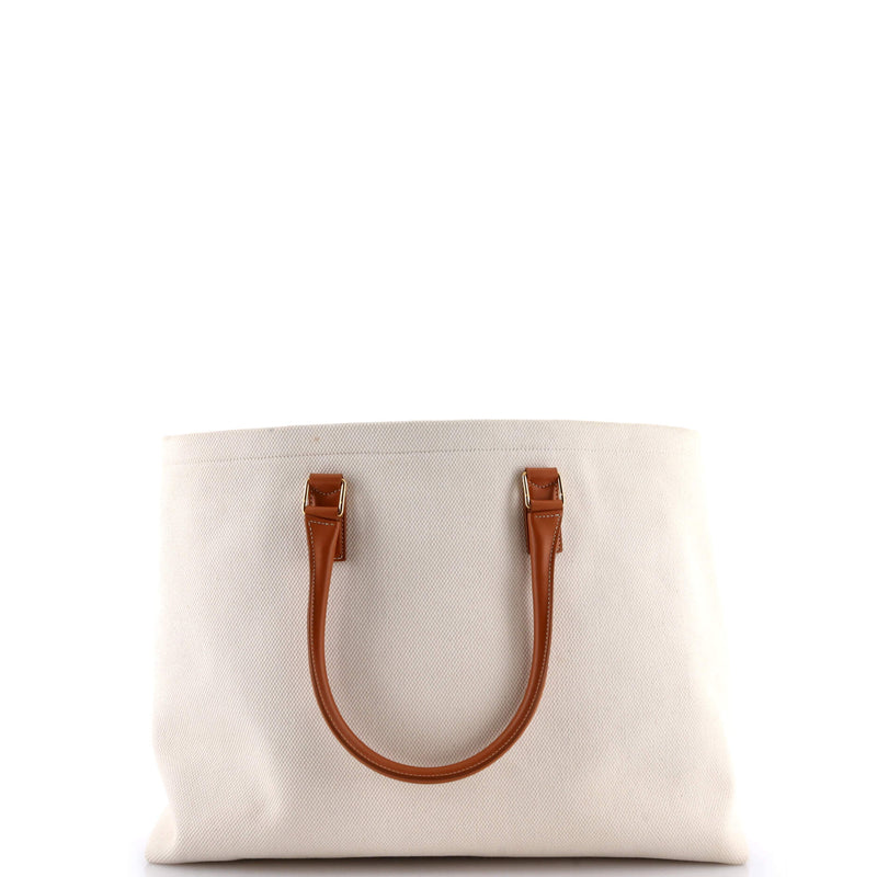 Celine Horizontal Cabas Tote Canvas With