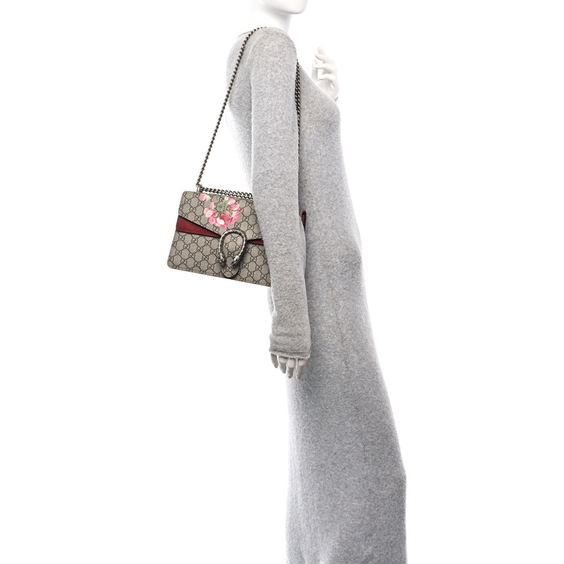 Gucci Gg Supreme Blooms Small Dionysus