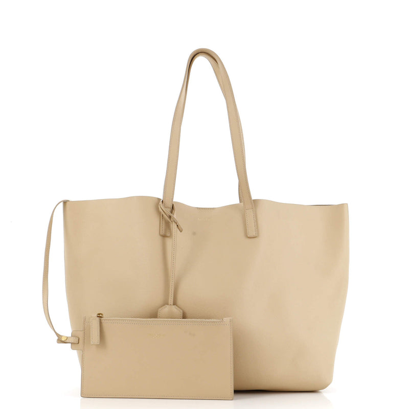 Saint Laurent Shopper Tote Leather Large