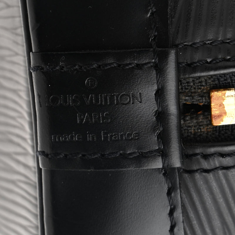 Louis Vuitton Epi Alma Pm Black