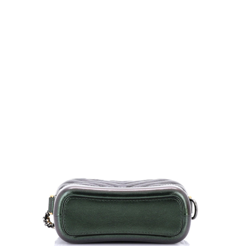Chanel Gabrielle Hobo Chevron Metallic