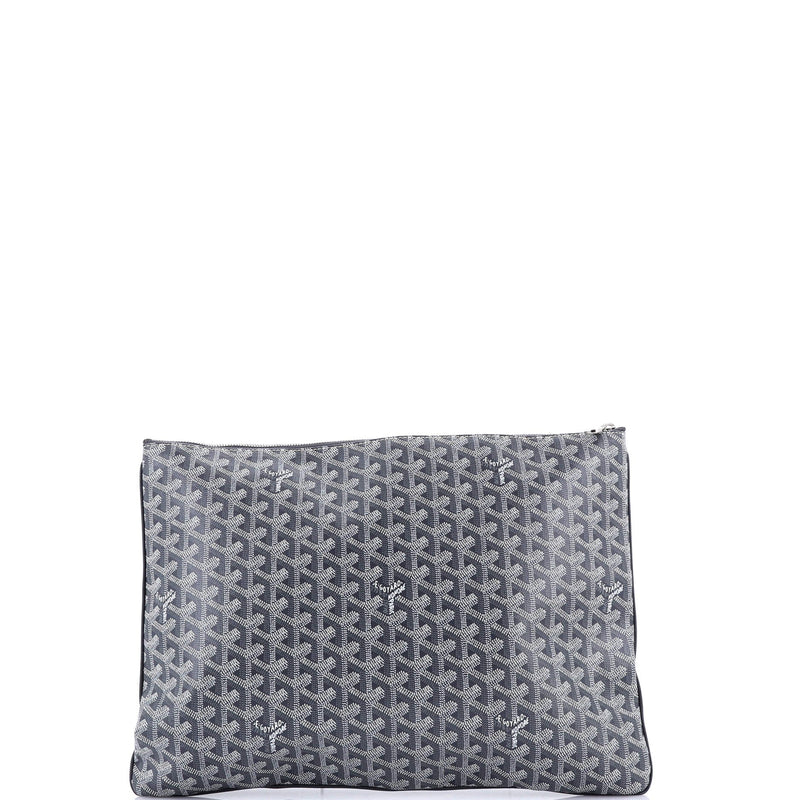 Goyard Senat Zip Pouch Coated Canvas Gm