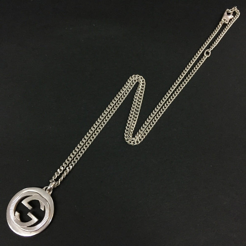 Gucci Interlocking G Silver Pendant