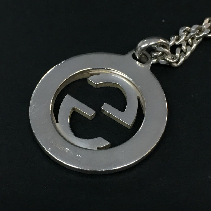 Gucci Interlocking G Silver Pendant