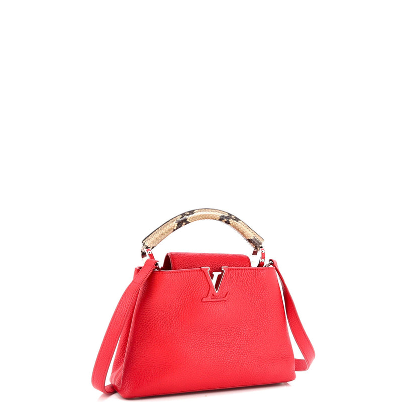 Louis Vuitton Capucines Bag Leather With