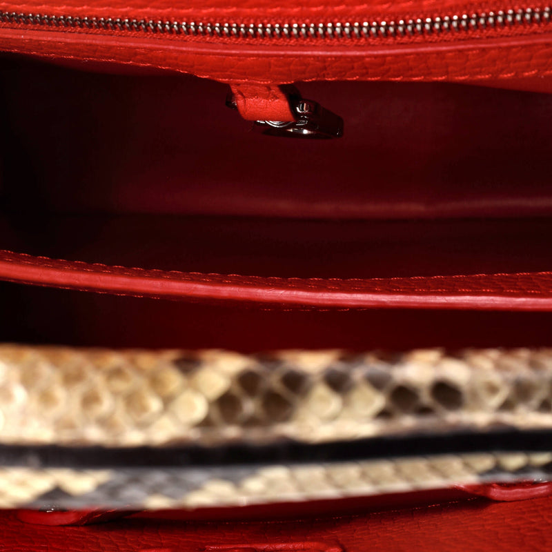 Louis Vuitton Capucines Bag Leather With