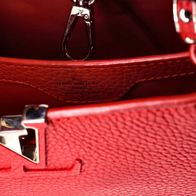 Louis Vuitton Capucines Bag Leather With