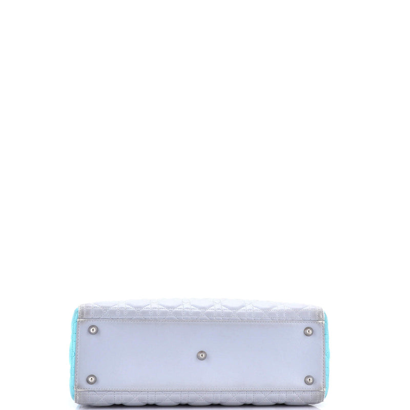 Christian Dior Bicolor Lady Bag Cannage