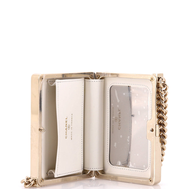 Chanel Boy Chain Box Minaudiere Quilted
