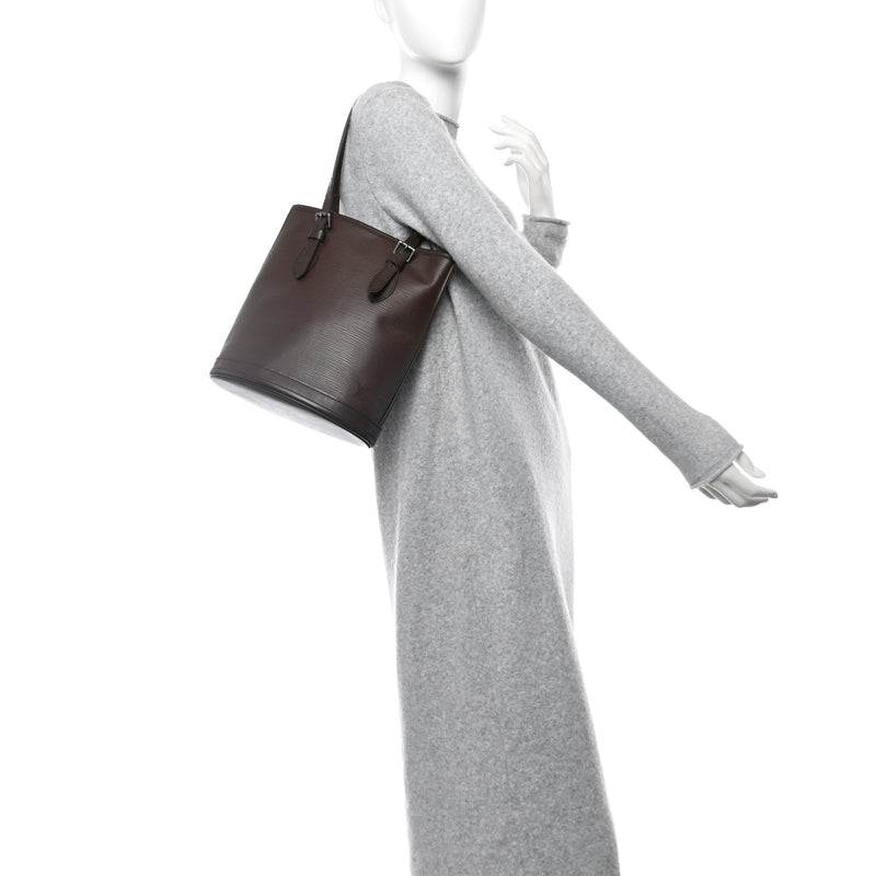Louis Vuitton Epi Petit Bucket 23 Moka