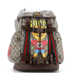 Gucci Skateboard Backpack Printed Gg