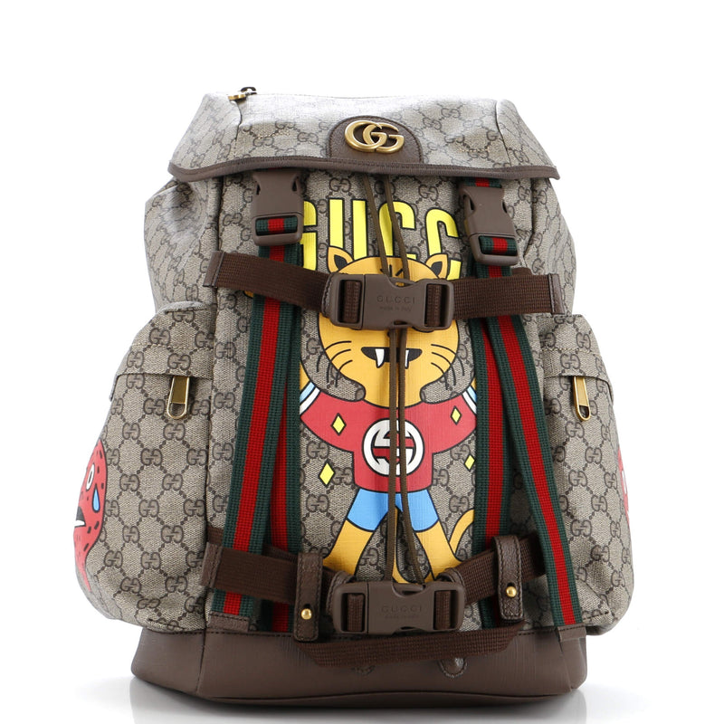 Gucci Skateboard Backpack Printed Gg