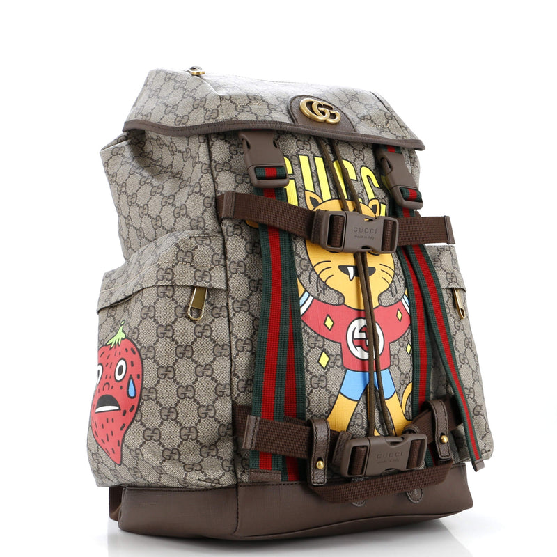 Gucci Skateboard Backpack Printed Gg
