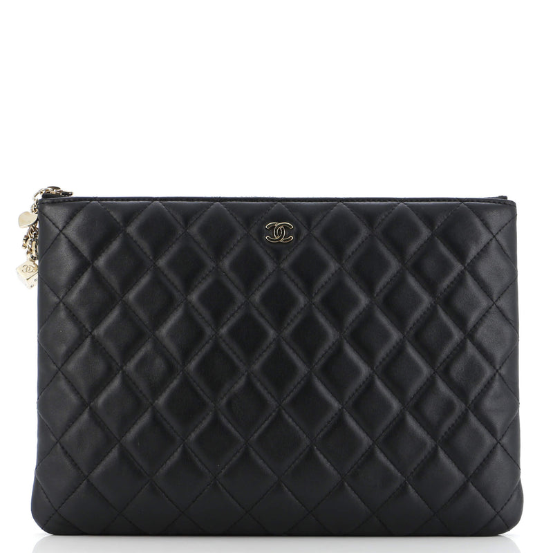 Chanel Cc Casino O Case Clutch Quilted