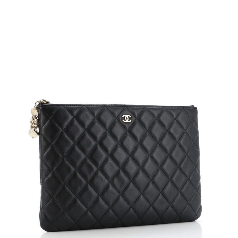 Chanel Cc Casino O Case Clutch Quilted