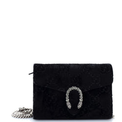 Gucci Dionysus Chain Wallet Gg Velvet
