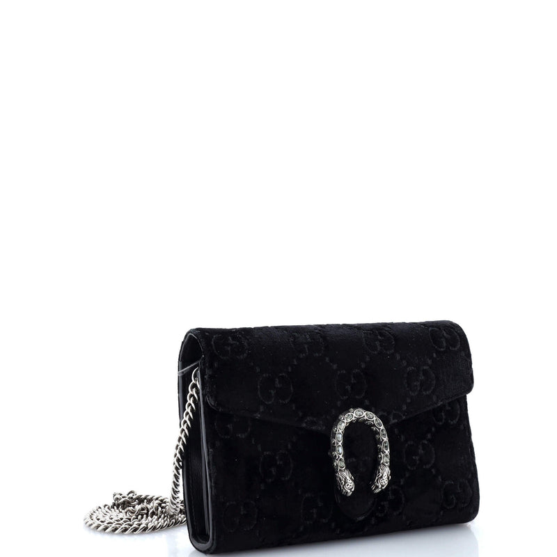 Gucci Dionysus Chain Wallet Gg Velvet