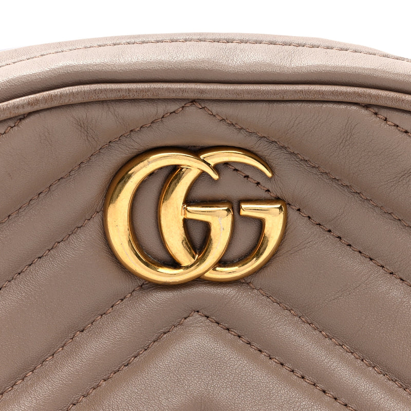 Gucci Calfskin Matelasse Gg Marmont Belt