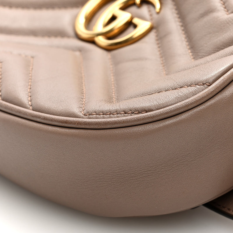 Gucci Calfskin Matelasse Gg Marmont Belt